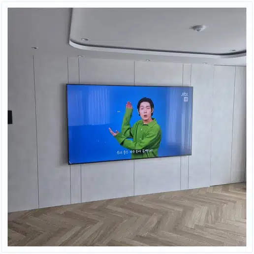 더샵송도마리나베이 벽걸이TV 설치 상담 참고 이미지 첫 번째