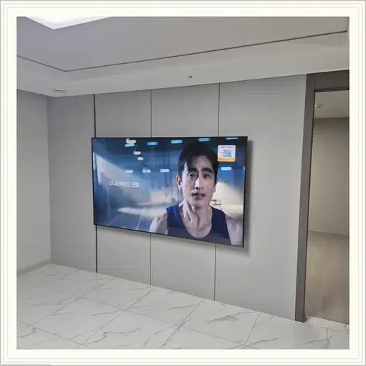 송도오션파크베르디움 벽걸이TV 설치 상담 참고 이미지 첫 번째