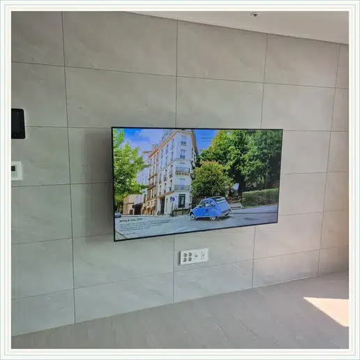송도랜드마크시티센트럴더샵 벽걸이TV 설치 상담 참고 이미지 첫 번째
