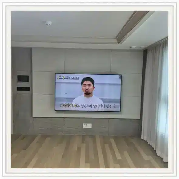 벽걸이TV 설치 참고 이미지 12-34 두 번째 사진