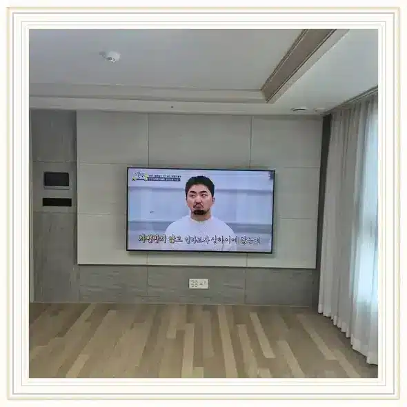 벽걸이TV 설치 참고 이미지 12-43 두 번째 사진
