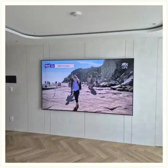 더샵아르테 벽걸이TV 설치 상담 참고 이미지 첫 번째